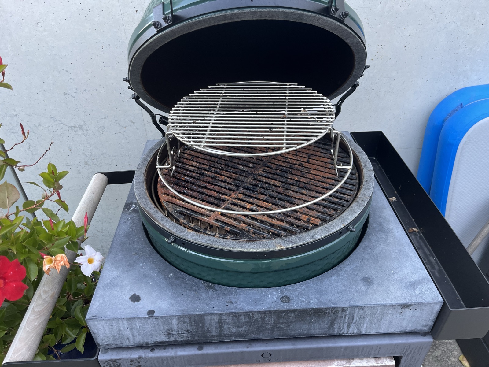 Cuisine BBQ avant entretien